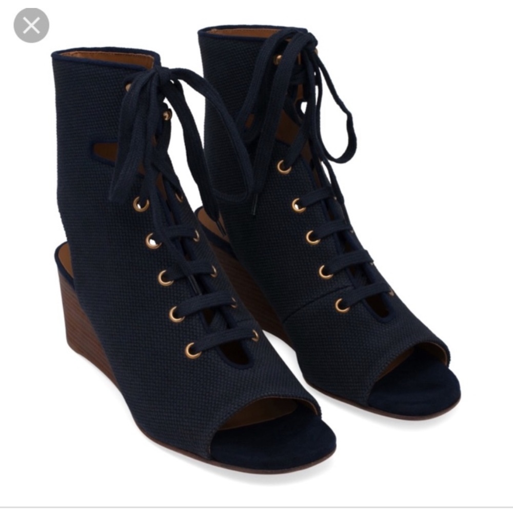 Chloé Canvas Gladiator Sandas